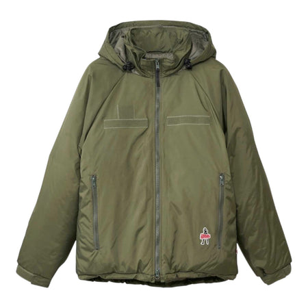 [HYSTERIC GLAMOUR]VIXEN GIRLワッペン フーデッドブルゾン/KHAKI(02253AB13)