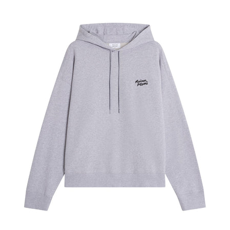 [MAISON KITSUNE]MAISON KITSUNE HANDWRITING OVERSIZE HOOD/Light grey melange(PM00704KM0340)
