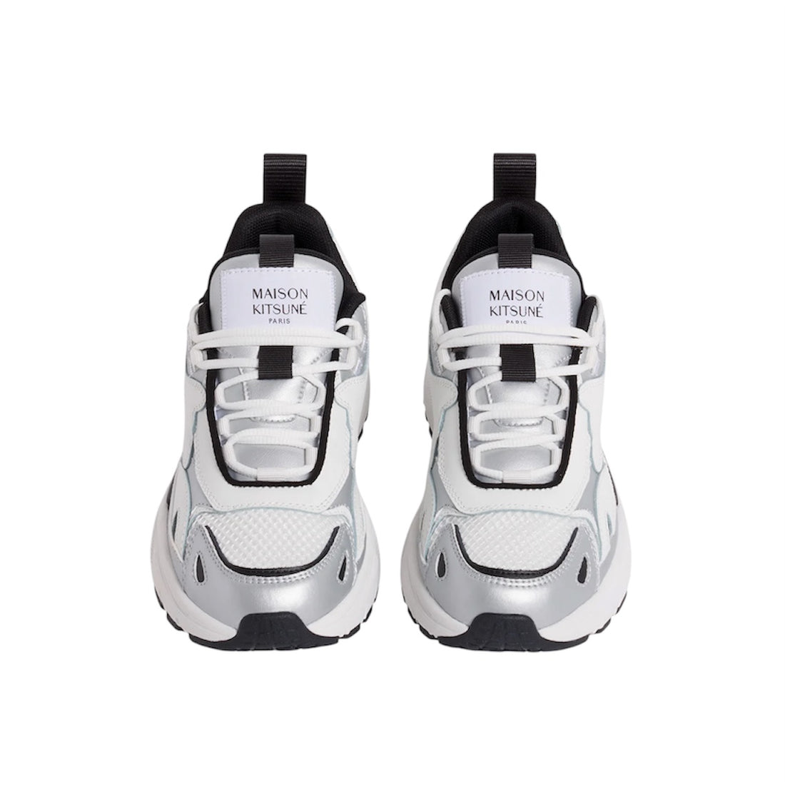 [MAISON KITSUNE]SORA RUNNERS/Silver/white(MM04803LR0060)