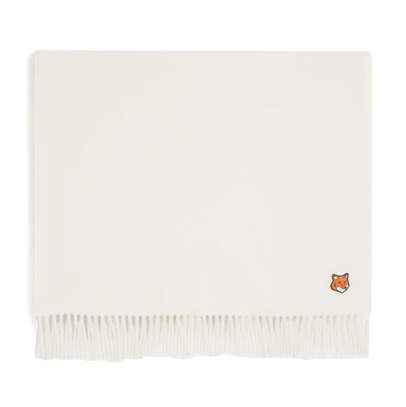 [MAISON KITSUNE]FOX HEAD SCARF/Paper(PM06201WB0044)
