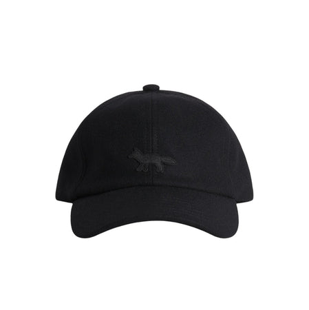 [MAISON KITSUNE]PROFILE FOX WOOL CAP/Black(PW06111WM2023)