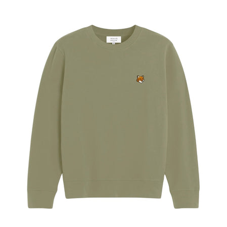 [MAISON KITSUNE]FOX HEAD COMFORT SWEATSHIRT/Laurel green(PM00303KM0340)
