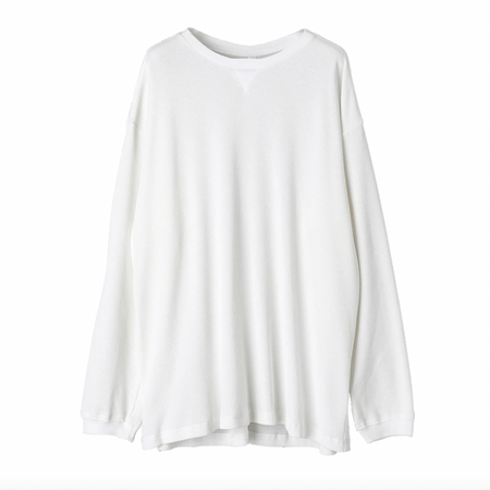 [TAKAHIROMIYASHITA TheSoloIst] oversized thermal crew l/s tee. (swc.0006AW25)