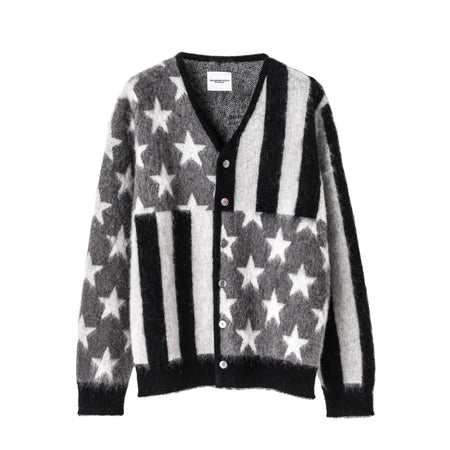 【TAKAHIRO MIYASHITA TheSoloIst】american flag mohair cardigan./monotone(sk.0018AW25)