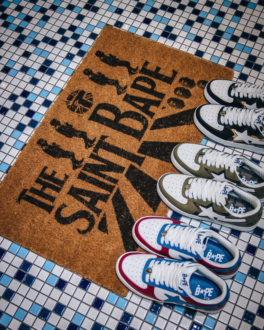 [SAINT Mxxxxxx]BAPE_DOORMAT/BROWN(SM-MK8-0000-C62)
