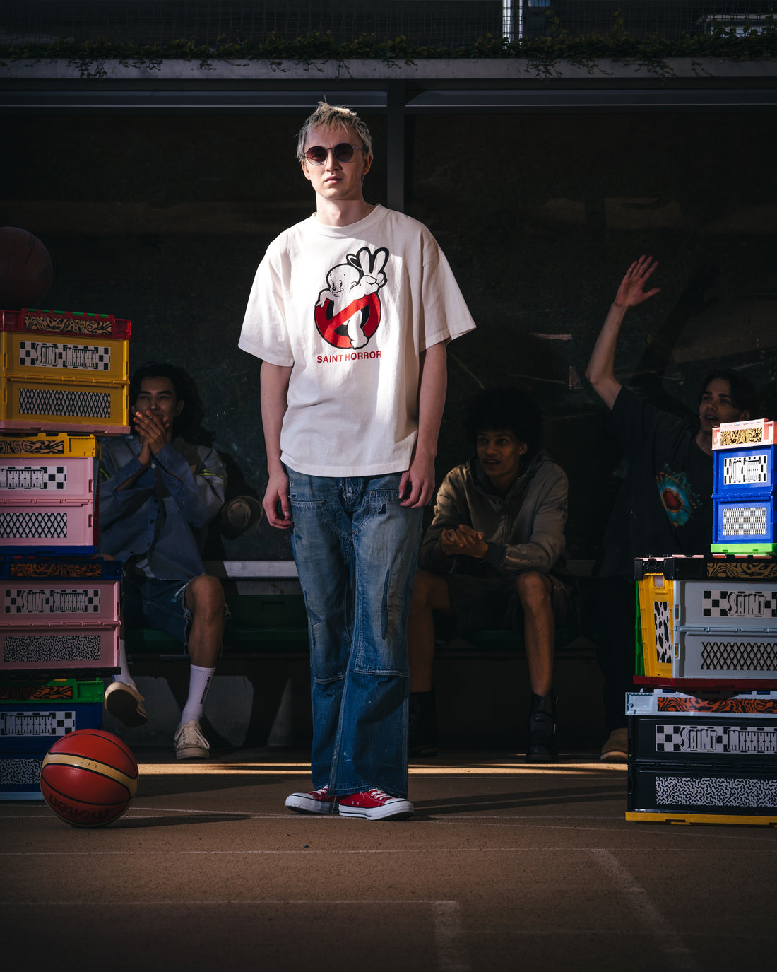 [SAINT Mxxxxxx]SS T-SHIRT/SAINT HORROR/WHITE(SM-MK8-0000-009)