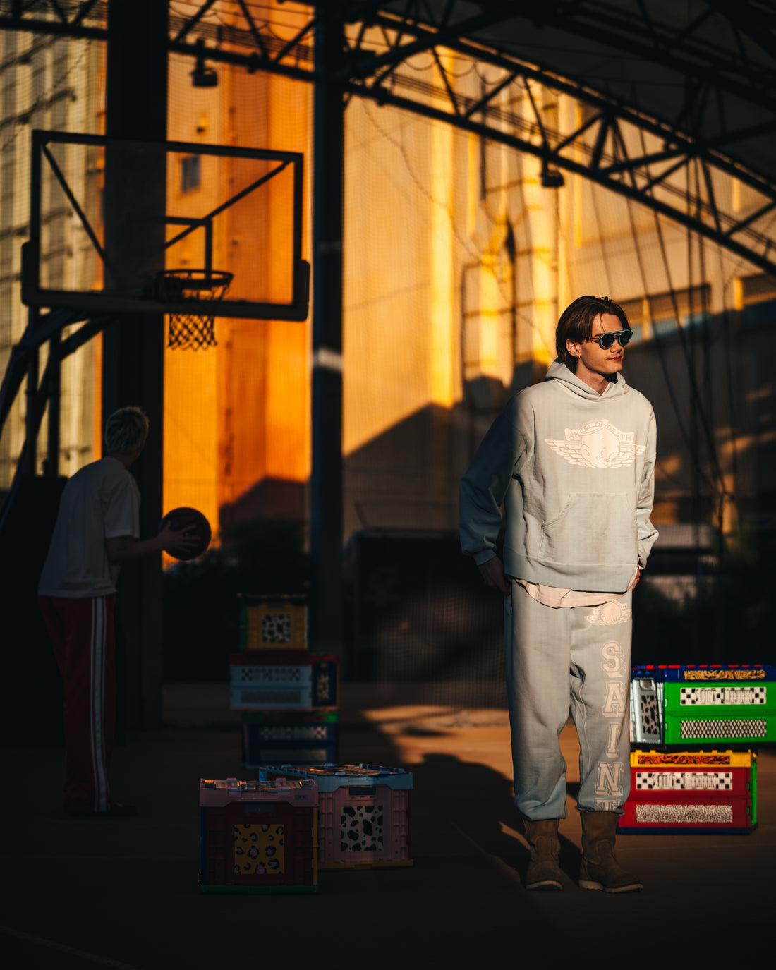 [SAINT Mxxxxxx]HOODIE/BABY MICHAEL/SKY BLUE(SM-MK8-0000-059)