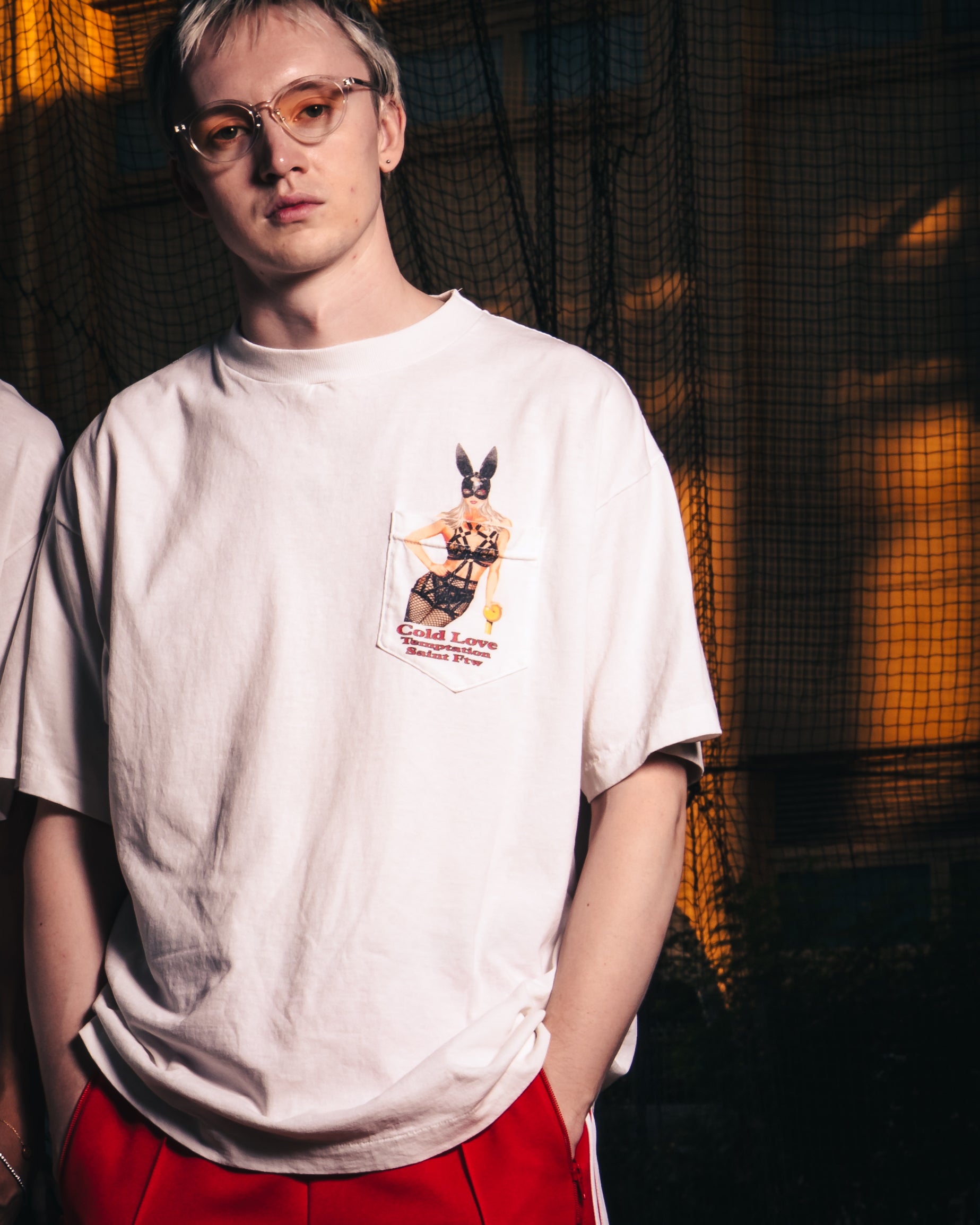 SAINT Mxxxxxx]SS T-SHIRT/POCKET/WHITE(SM-MK8-0000-017) – R&Co.