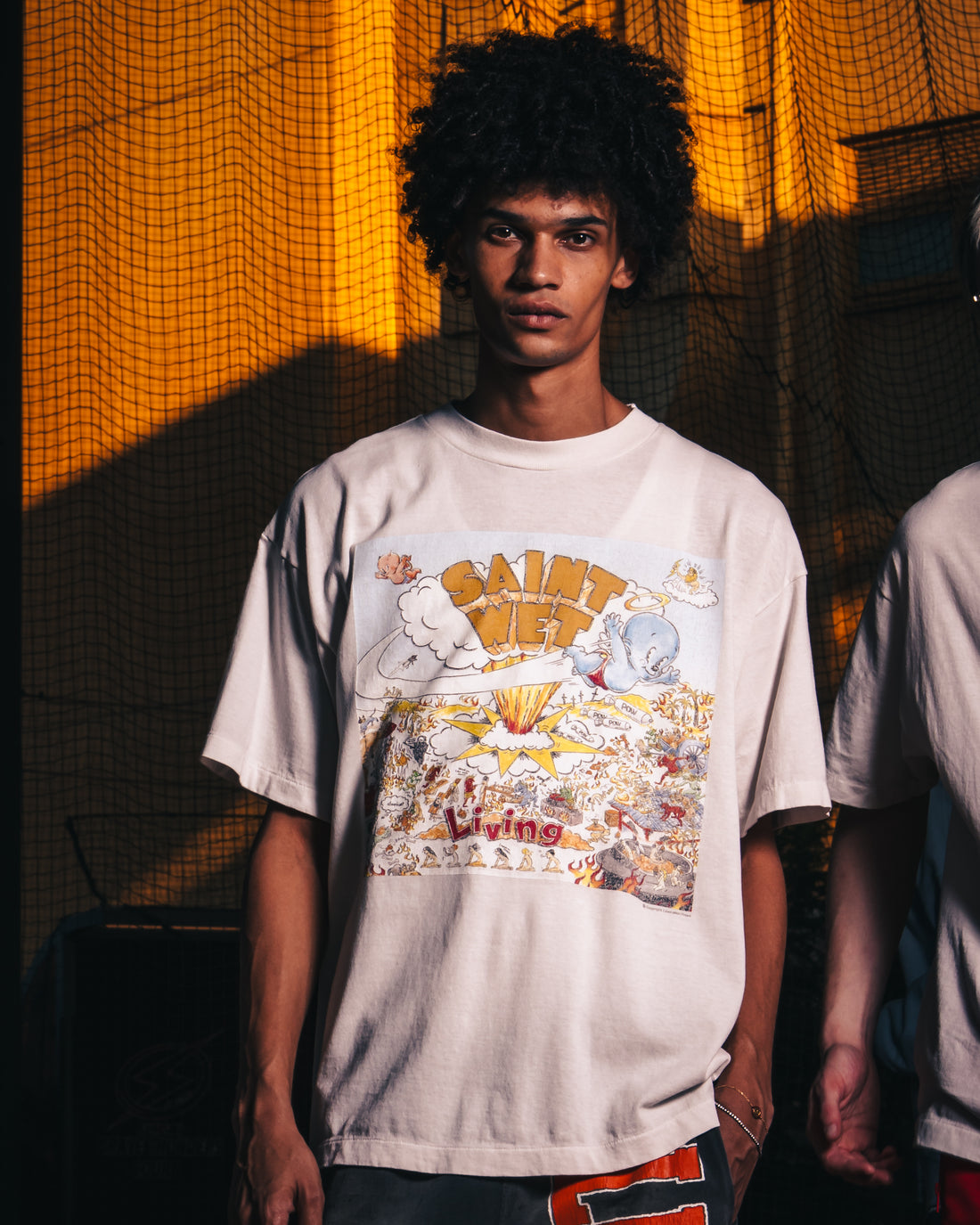 [SAINT Mxxxxxx]SS T-SHIRT/SAINT WET/WHITE(SM-MK8-0000-016)