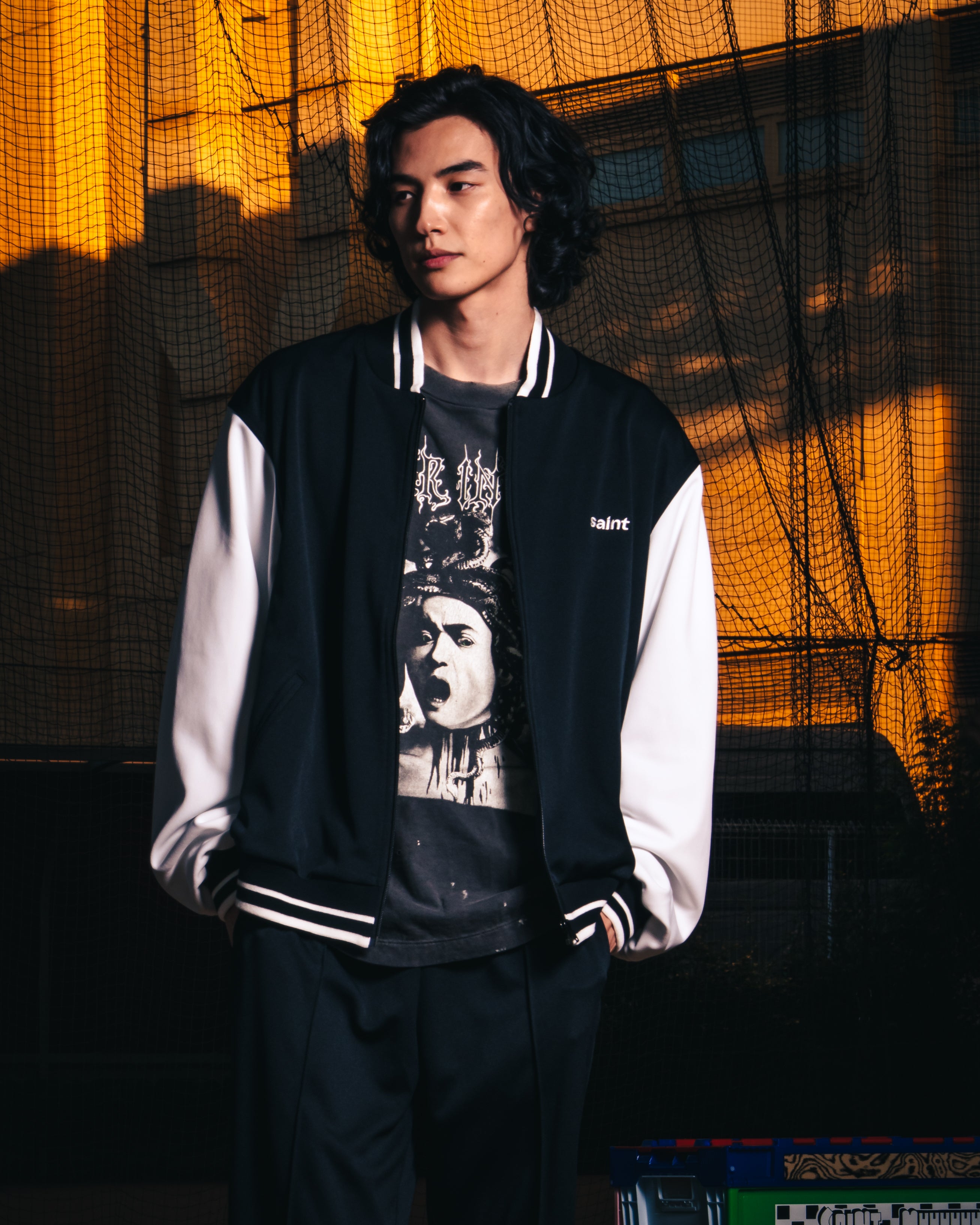SAINT Mxxxxxx]TRACK JACKET/SAINT/BLACK(SM-MK8-0000-074) – R&Co.