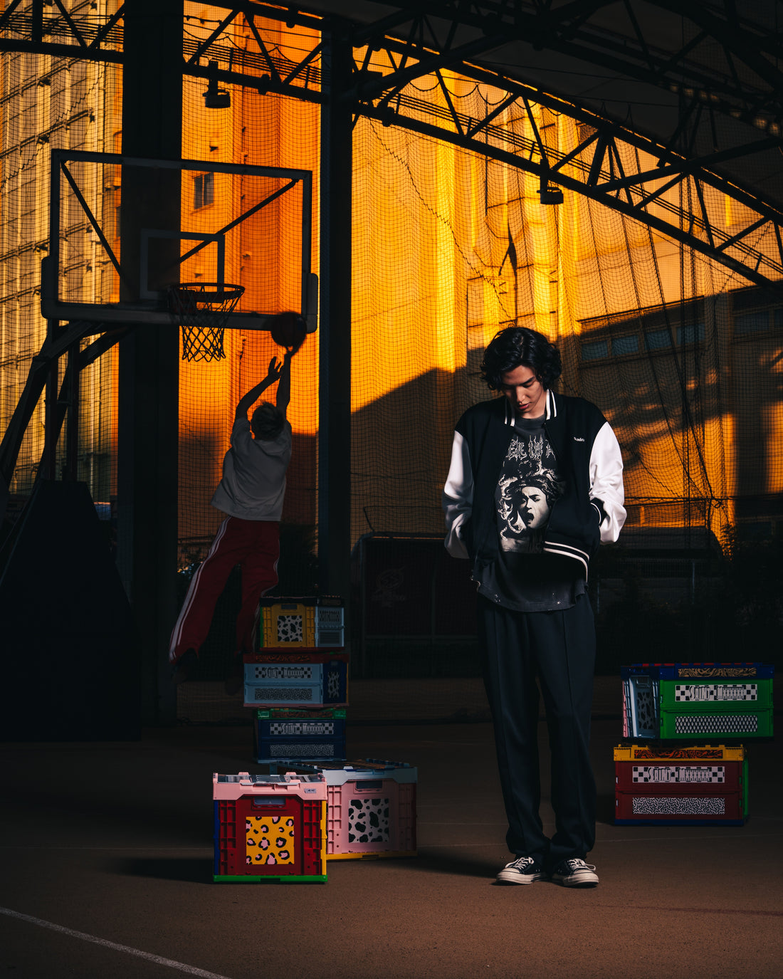 [SAINT Mxxxxxx]TRACK JACKET/SAINT/BLACK(SM-MK8-0000-074)