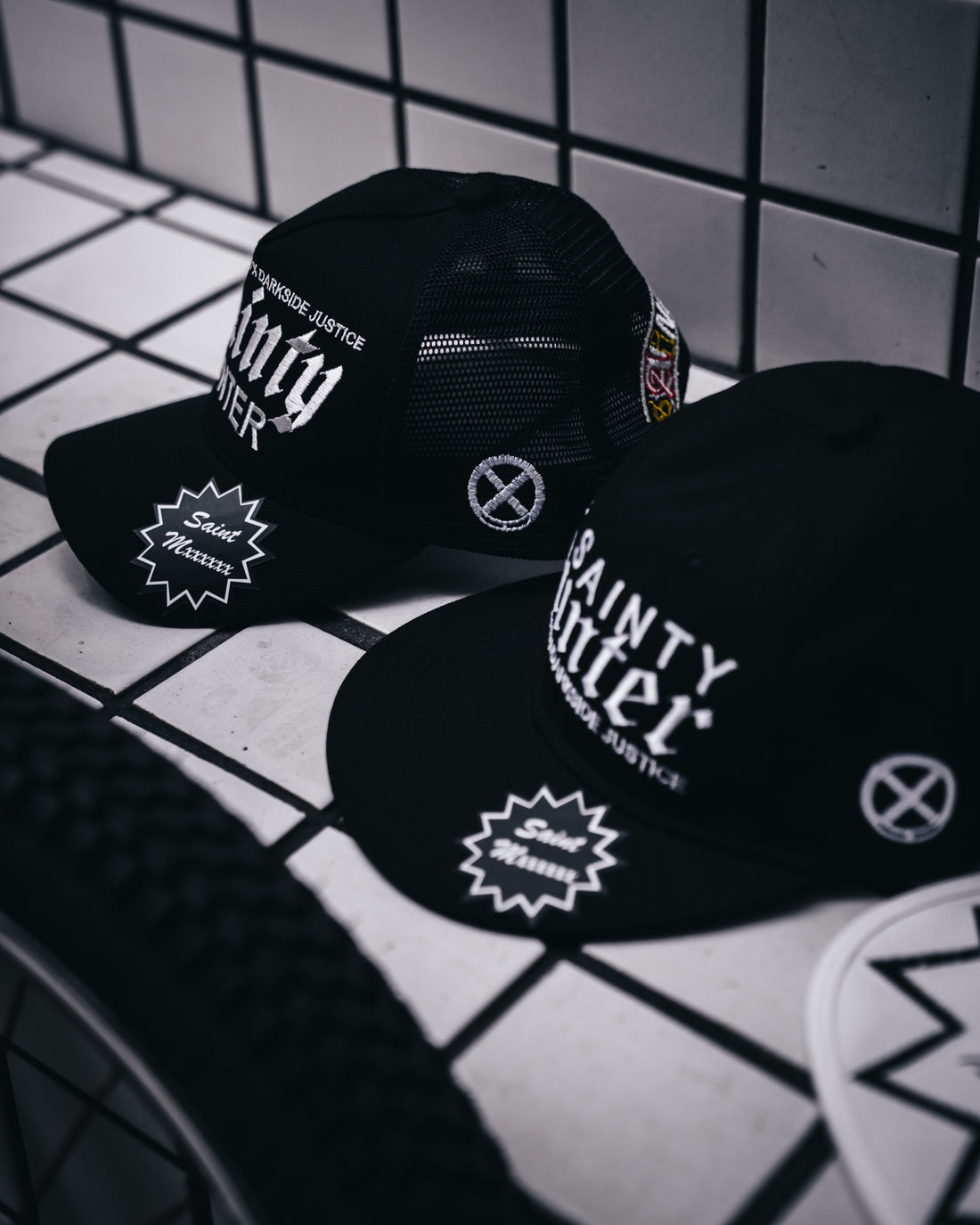 [SAINT Mxxxxxx]BH_MESH CAP/SAINTY HUNTER/BLACK(SM-MK8-0000-C37)