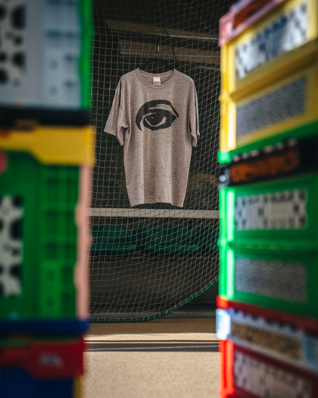 [SAINT Mxxxxxx]SS T-SHIRT/EYE/GRAY(SM-MK8-0000-019)