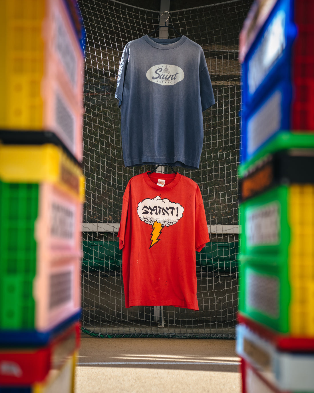 [SAINT Mxxxxxx]SS T-SHIRT/SAINT SERVICE/NAVY(SM-MK8-0000-020)