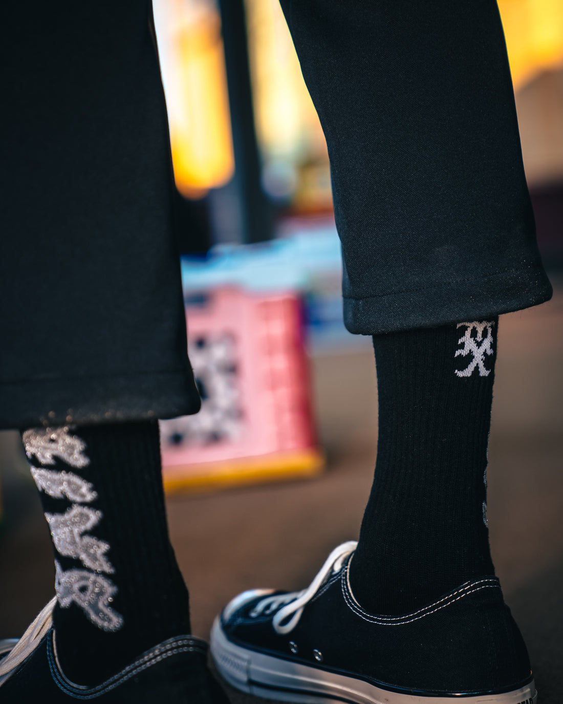 [SAINT Mxxxxxx]SOCKS/SAINT/BLACK/GRAY(SM-MK8-0000-109)