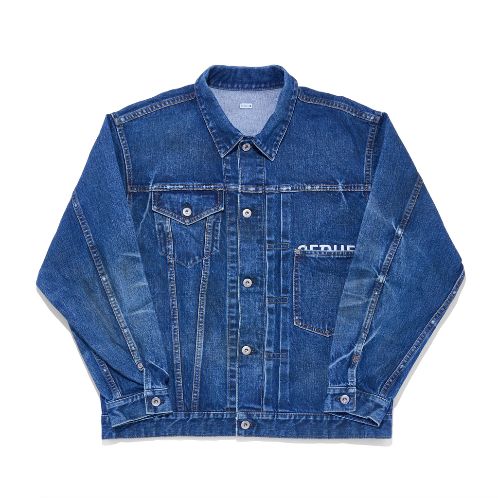 Mサイズ SEQUEL Fragment Design DENIM JACKT SEQUEL]FRAGMENT x SEQUEL DENIM JACKET/INDIGO(SQ-25AW-JK-07) – R&Co.