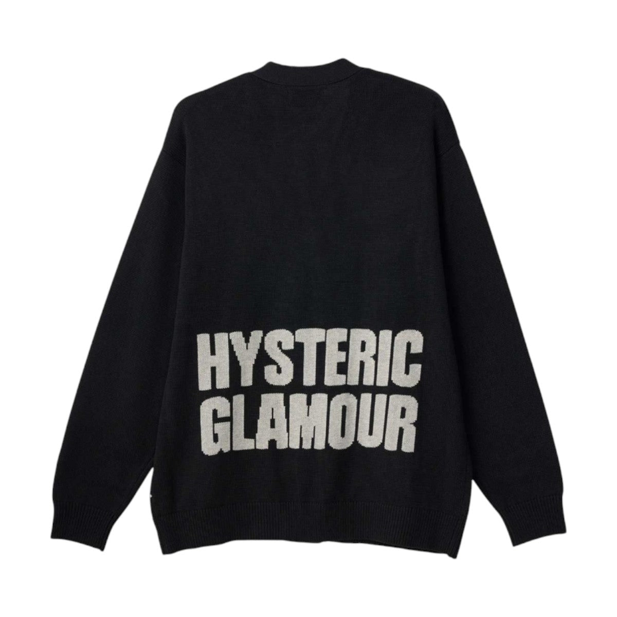 【新品未使用/HYSTERIC GLAMOUR】 カーディガン MAIDEN LOGO柄 チュールジャカードカーディガン|HYSTERIC GLAMOUR