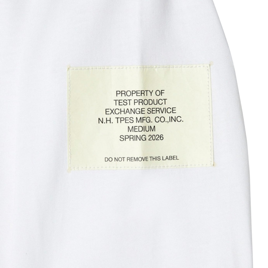 [N.hoolywood]L/S TEE/WHITE(9261-CS82)