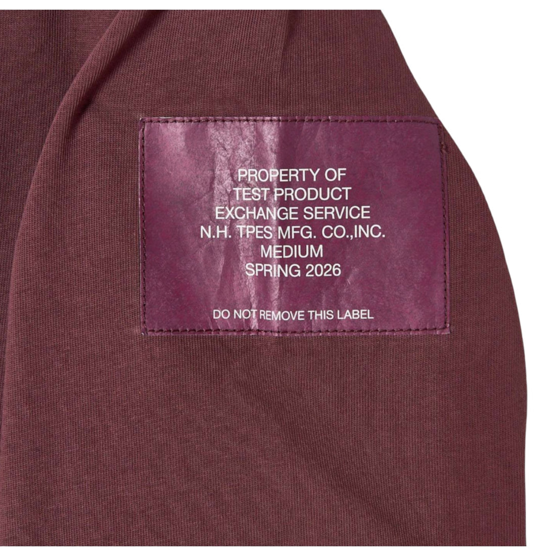 [N.hoolywood]L/S TEE/BURGUNDY(9261-CS82)