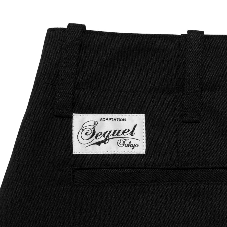 [SEQUEL]CHINO PANTS(TYPE-XF)/BLACK(SQ-25AW-PT-10)