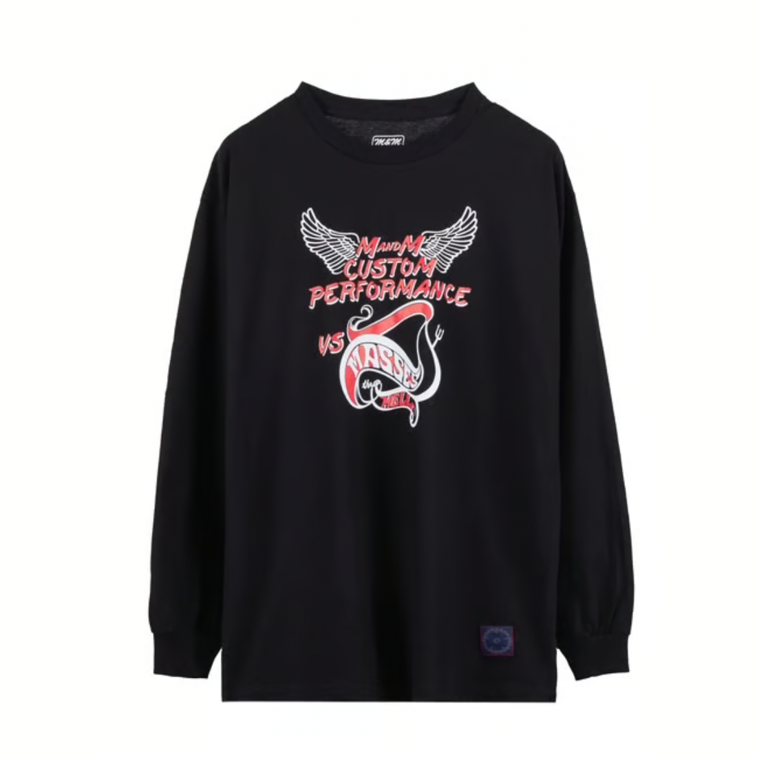 [MASSES] M&M×MASSES T-SHIRT HELL L/S / BLACK