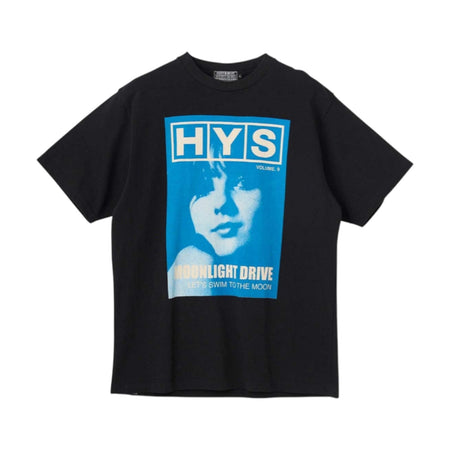 [HYSTERIC GLAMOUR]MOONLIGHT DRIVE Tシャツ/BLACK(02261CT03)