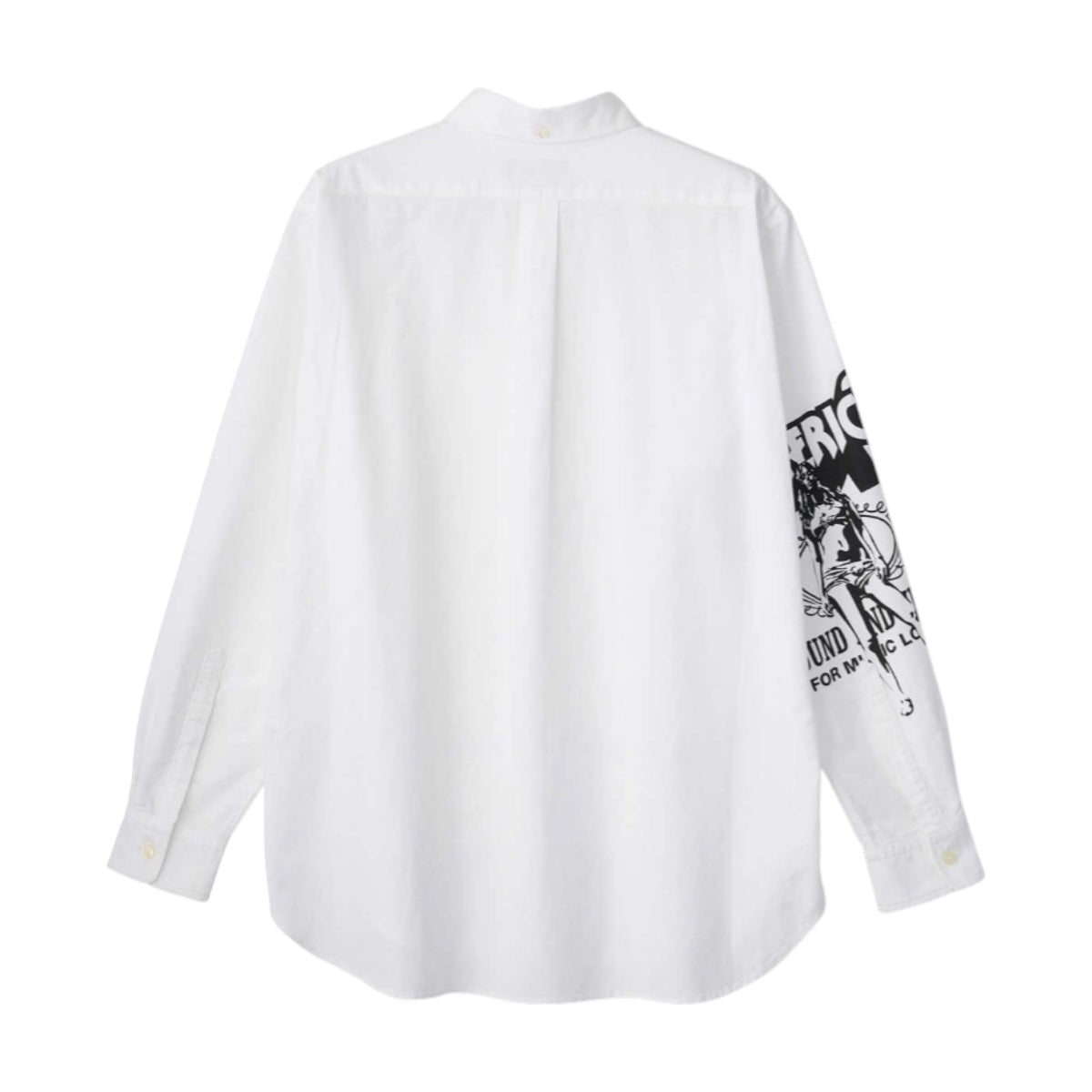 HYSTERIC GLAMOUR]BAD ASS WHISKY ボタンダウンシャツ/OFF WHITE