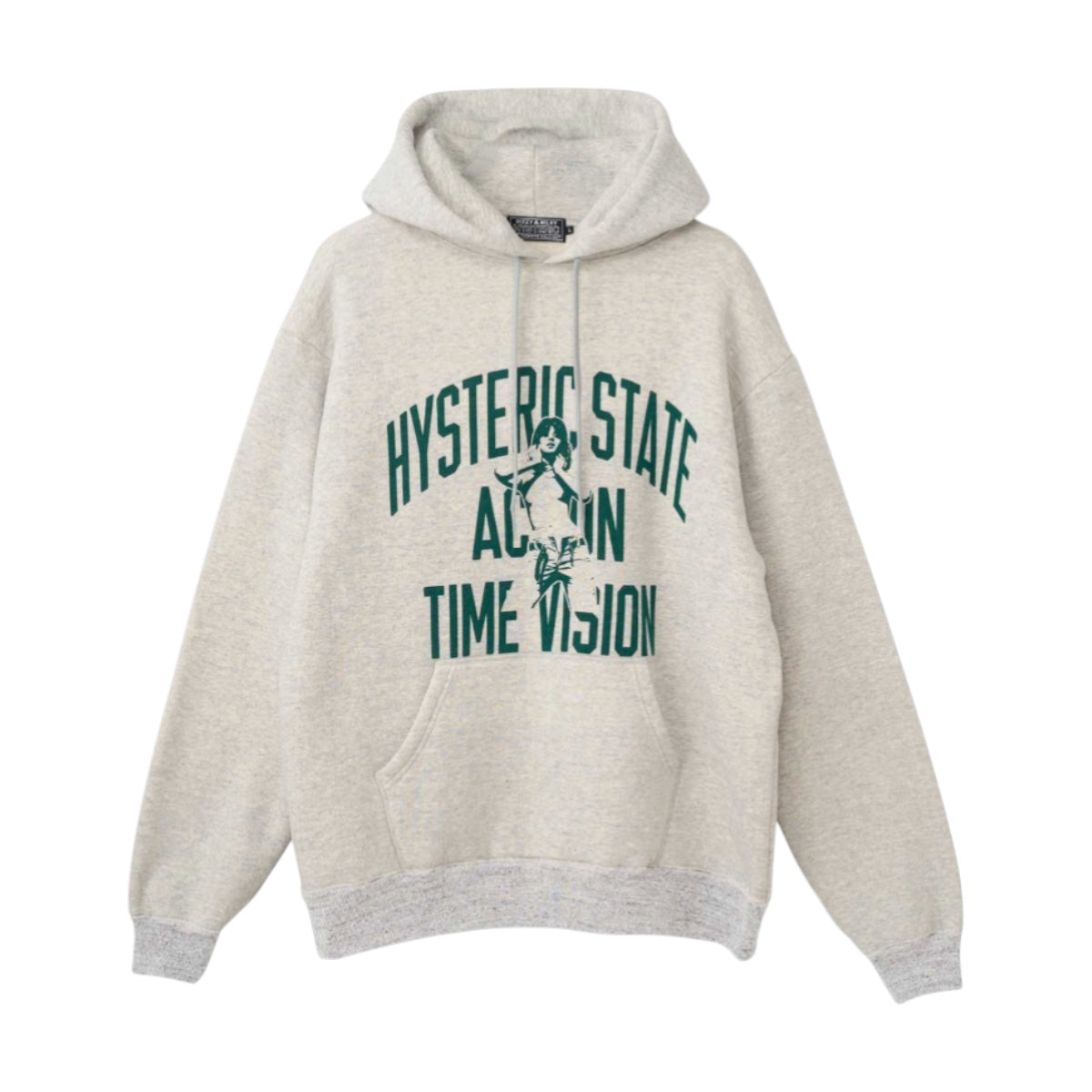 HYSTERIC GLAMOUR]ACTION TIME VISION パーカー/TOP GRAY(02253CF06