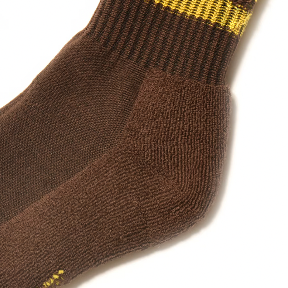 [STANDARD CALIFORNIA]SD Sports Socks-2P Type-2/Black/Brown(OTAPA025)