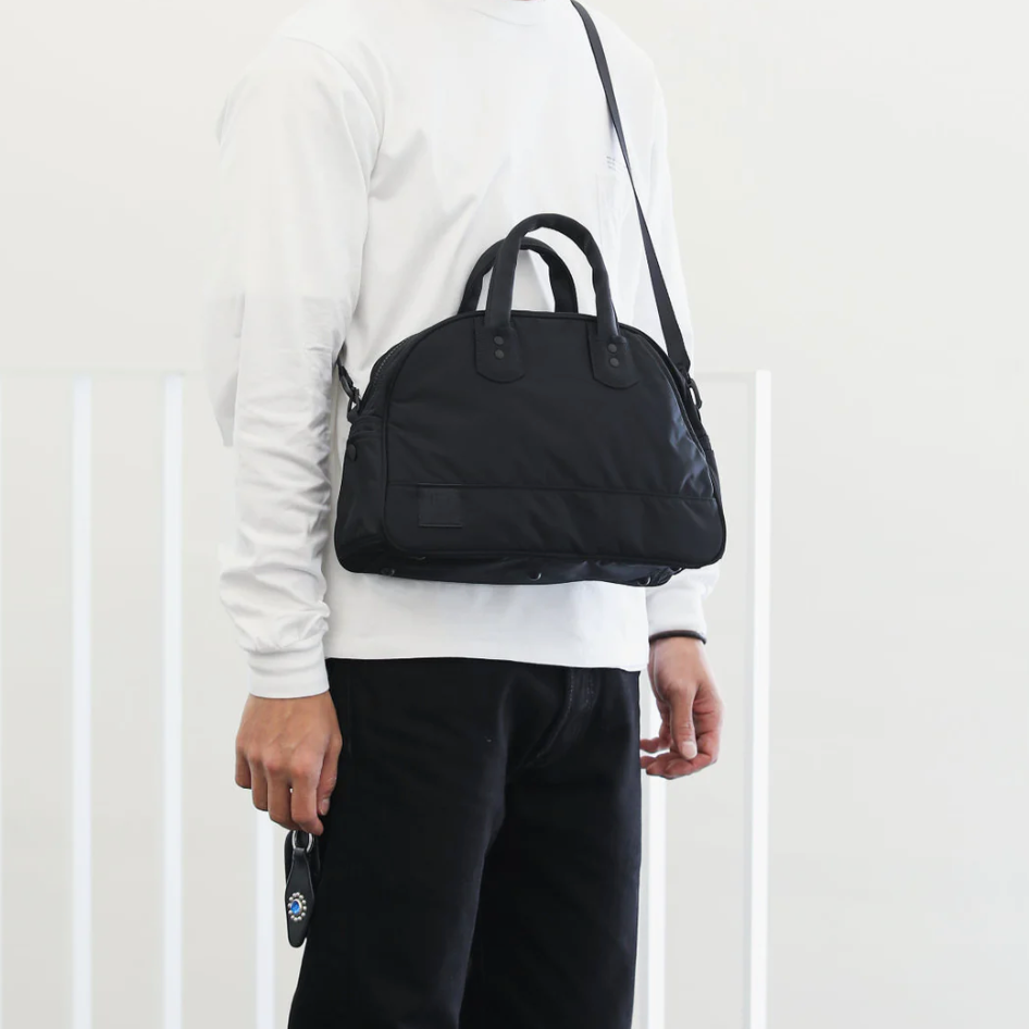 [RAMIDUS]2WAY BOSTON BAG (S)/BLACK(B011050)