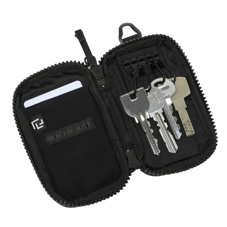 [RAMIDUS]ZIP KEY CASE/BLACK(B011119)