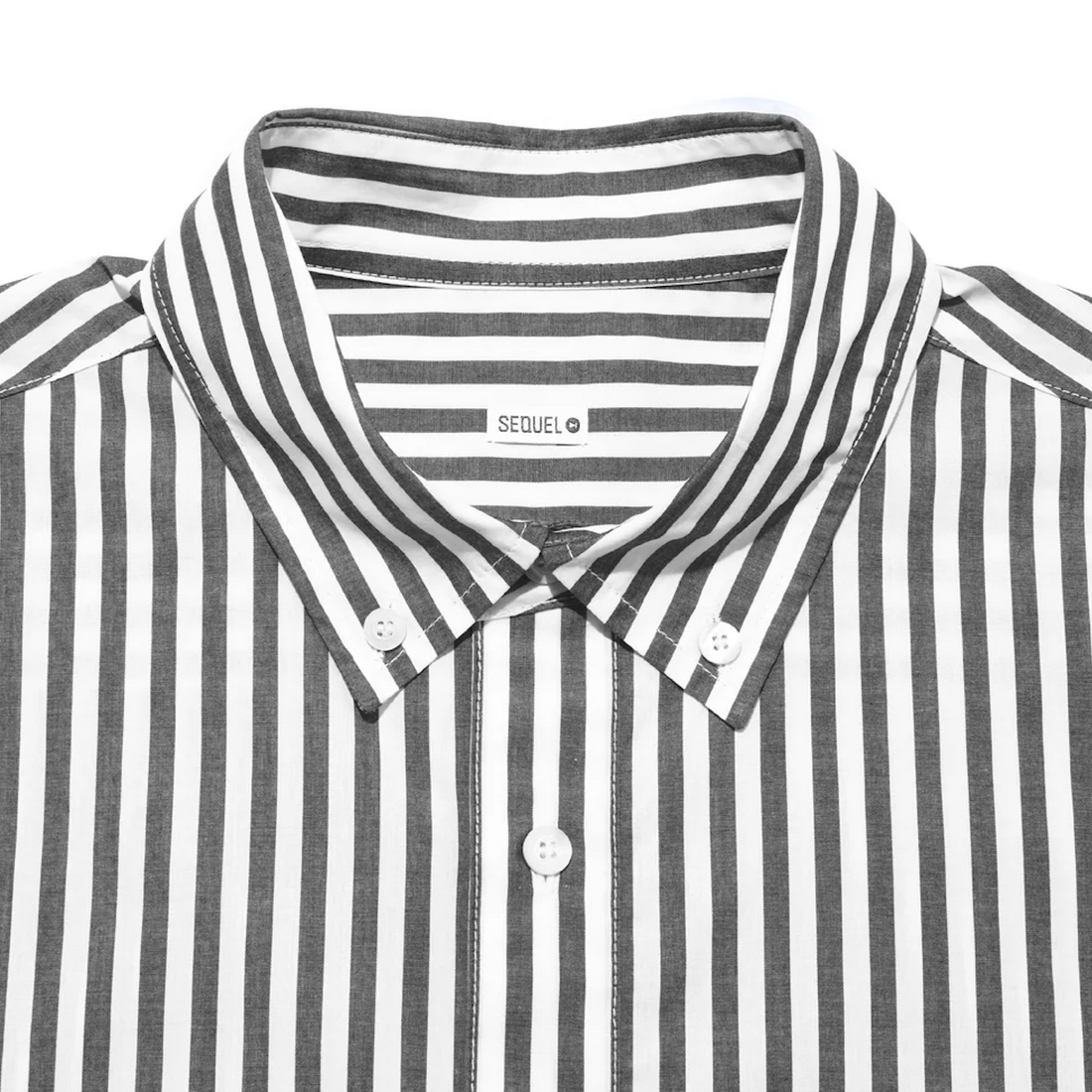 [SEQUEL]FLY FRONT SHIRT/BLACK(SQ-25AW-SH-03)