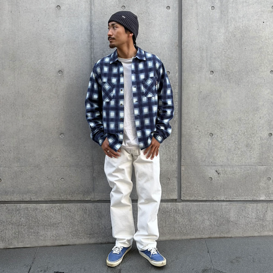 [STANDARD CALIFORNIA]SD Print Flannel Check Shirt (SHOLC300)