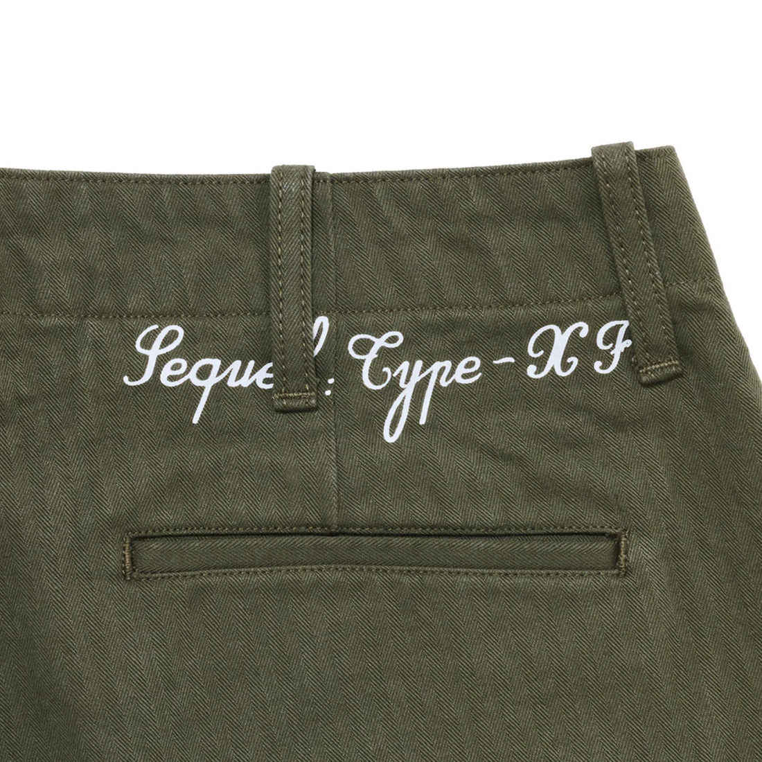 [SEQUEL]CHINO PANTS(TYPE-XF)/OLIVE(SQ-26SS-PT-01)
