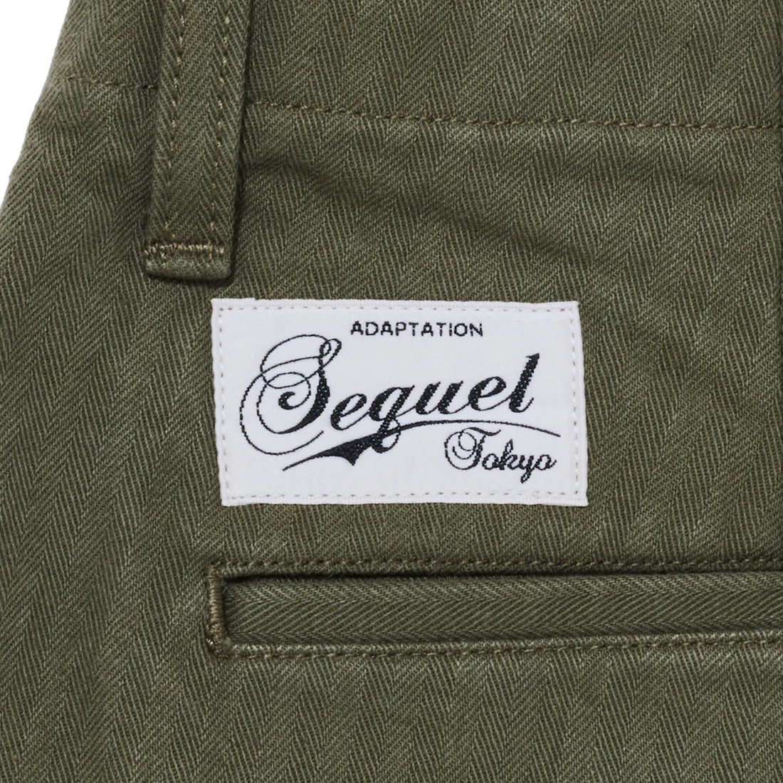[SEQUEL]CHINO PANTS(TYPE-XF)/OLIVE(SQ-26SS-PT-01)