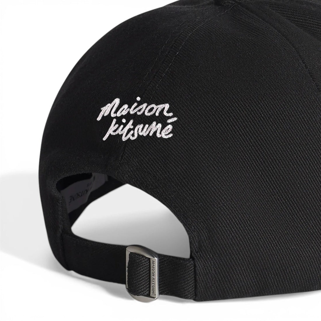 [MAISON KITSUNE]DOUBLE FOX HEAD CAP/Anthracite(OM611CFWW0096)
