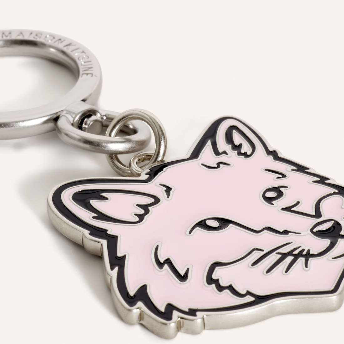 [MAISON KITSUNE]FOX HEAD CHARM/Delicate pink(PM06900AM1002)