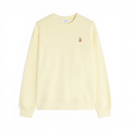 [MAISON KITSUNE]DREAMING FOX COMFORT SWEATSHIRT/Straw(QM00301KM0341)