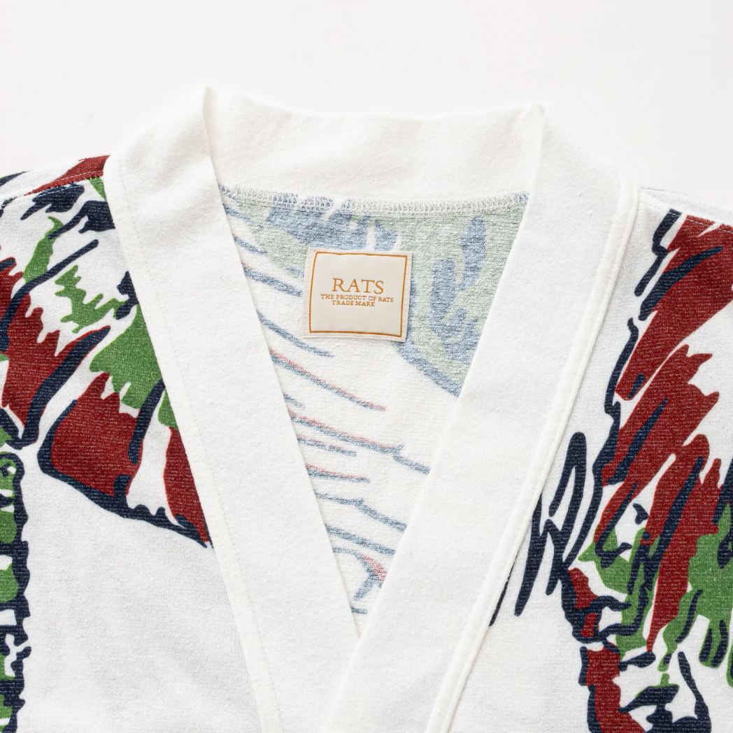 [RATS]PILE CARDIGAN/WHITE