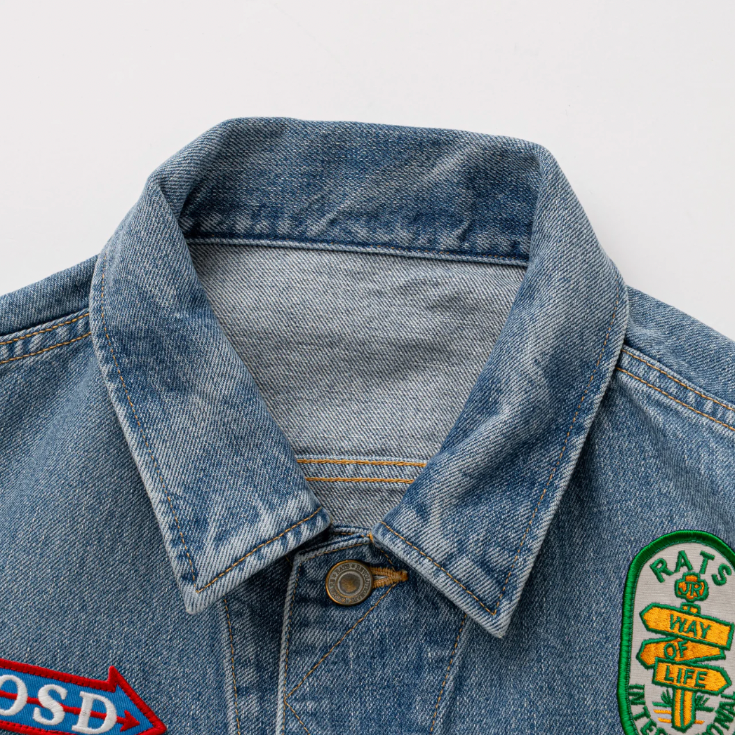 [RATSSTORM RIDER DENIM JKT/INDIGO