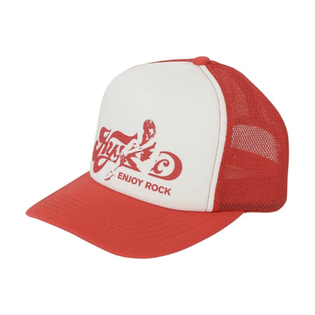 [HYSTERIC GLAMOUR]ENJOY ROCK メッシュキャップ/RED(02261QH03)