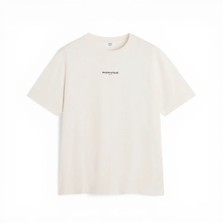[MAISON KITSUNE]MAISON KITSUNE PARIS COMFORT TEE-SHIRT/noble beige(QM00100KJ7025)