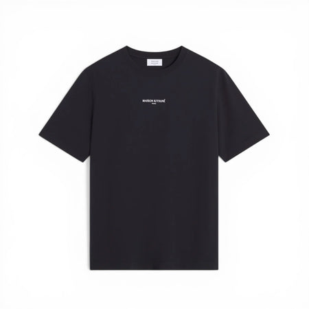 [MAISON KITSUNE]MAISON KITSUNE PARIS COMFORT TEE-SHIRT/black(QM00100KJ7025)