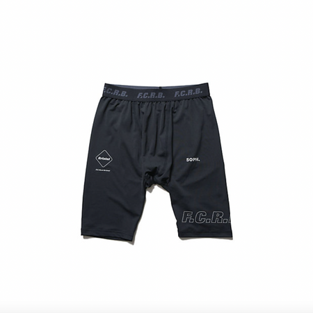 [F.C.Real Bristol]UNDERLAYER HALF TIGHTS/BLACK(FCRB-260091)