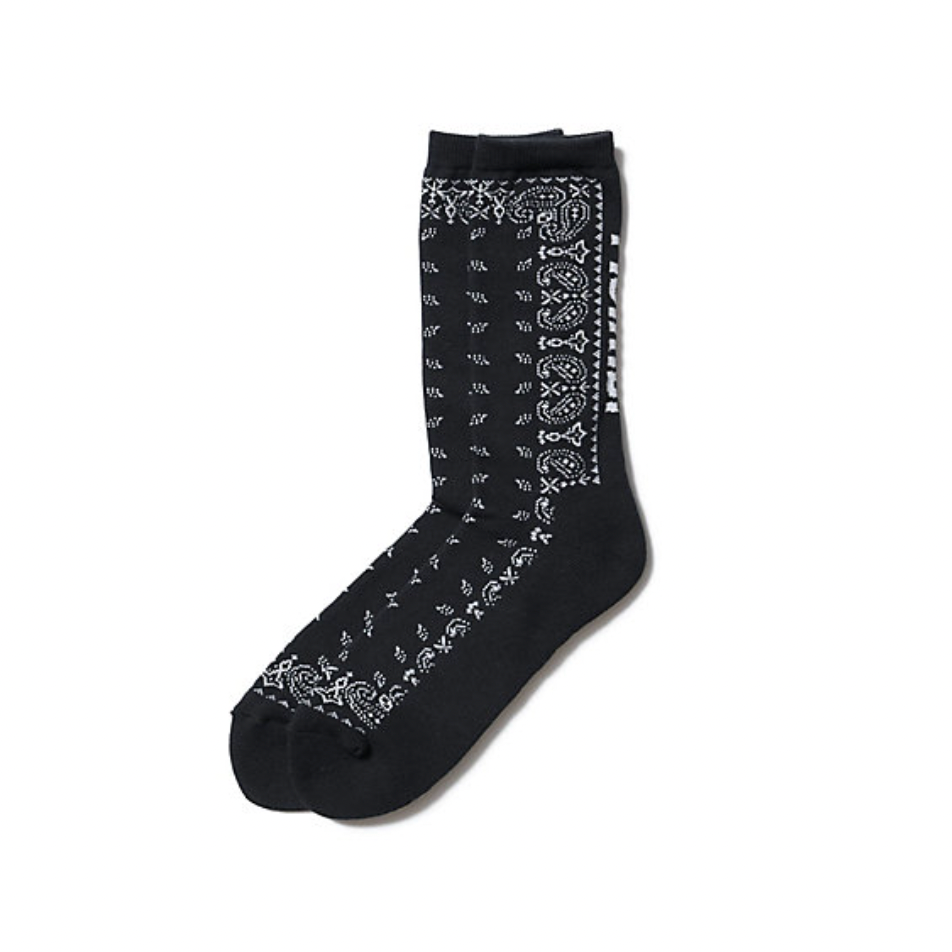 F.C.Real Bristol]BANDANA SOCKS/BLACK(FCRB-260098) – R&Co.