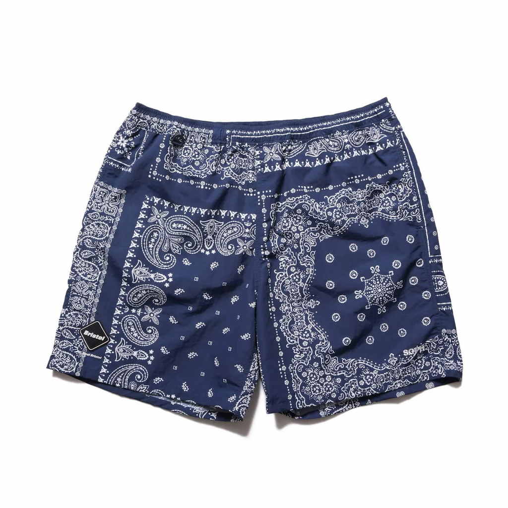 F.C.Real Bristol]BANDANA NYLON EASY SHORTS/NAVY(FCRB-260039) – R&Co.