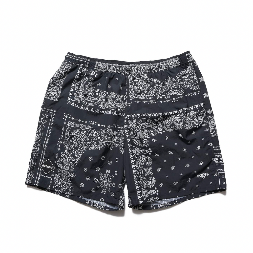 F.C.Real Bristol]BANDANA NYLON EASY SHORTS/BLACK(FCRB-260039) – R&Co.