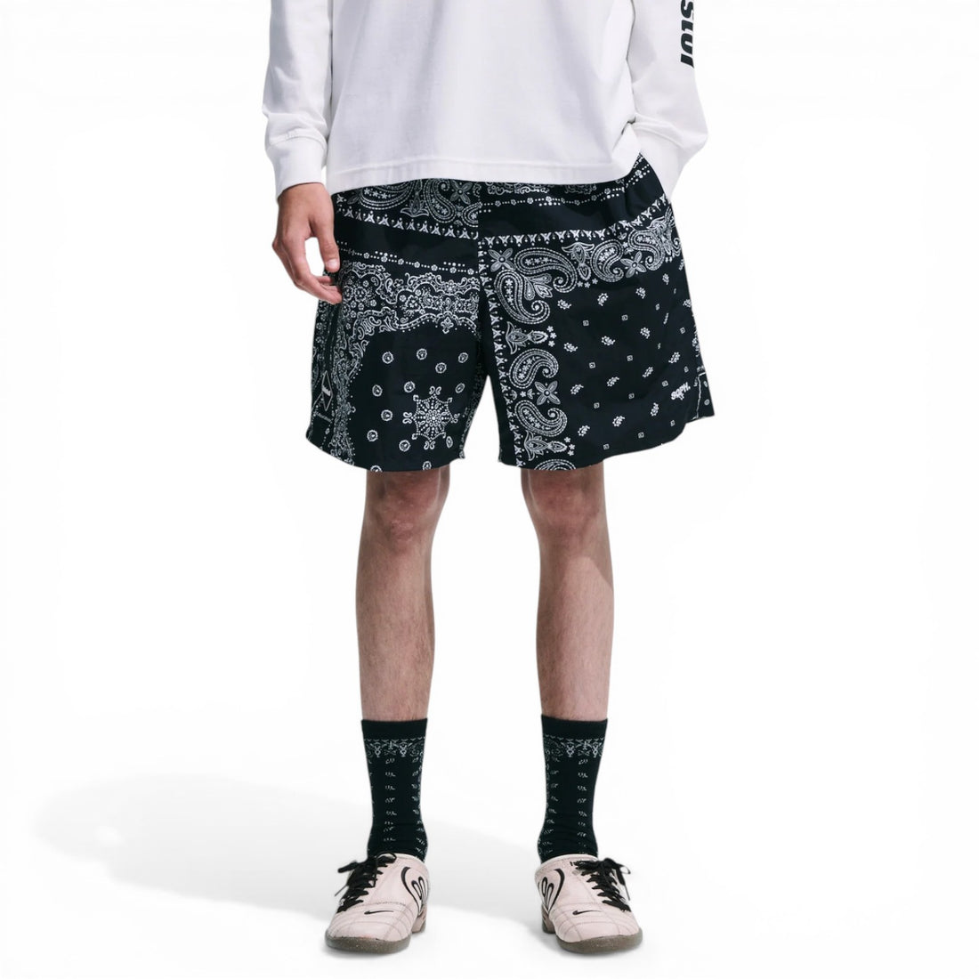 [F.C.Real Bristol]BANDANA NYLON EASY SHORTS/BLACK(FCRB-260039)