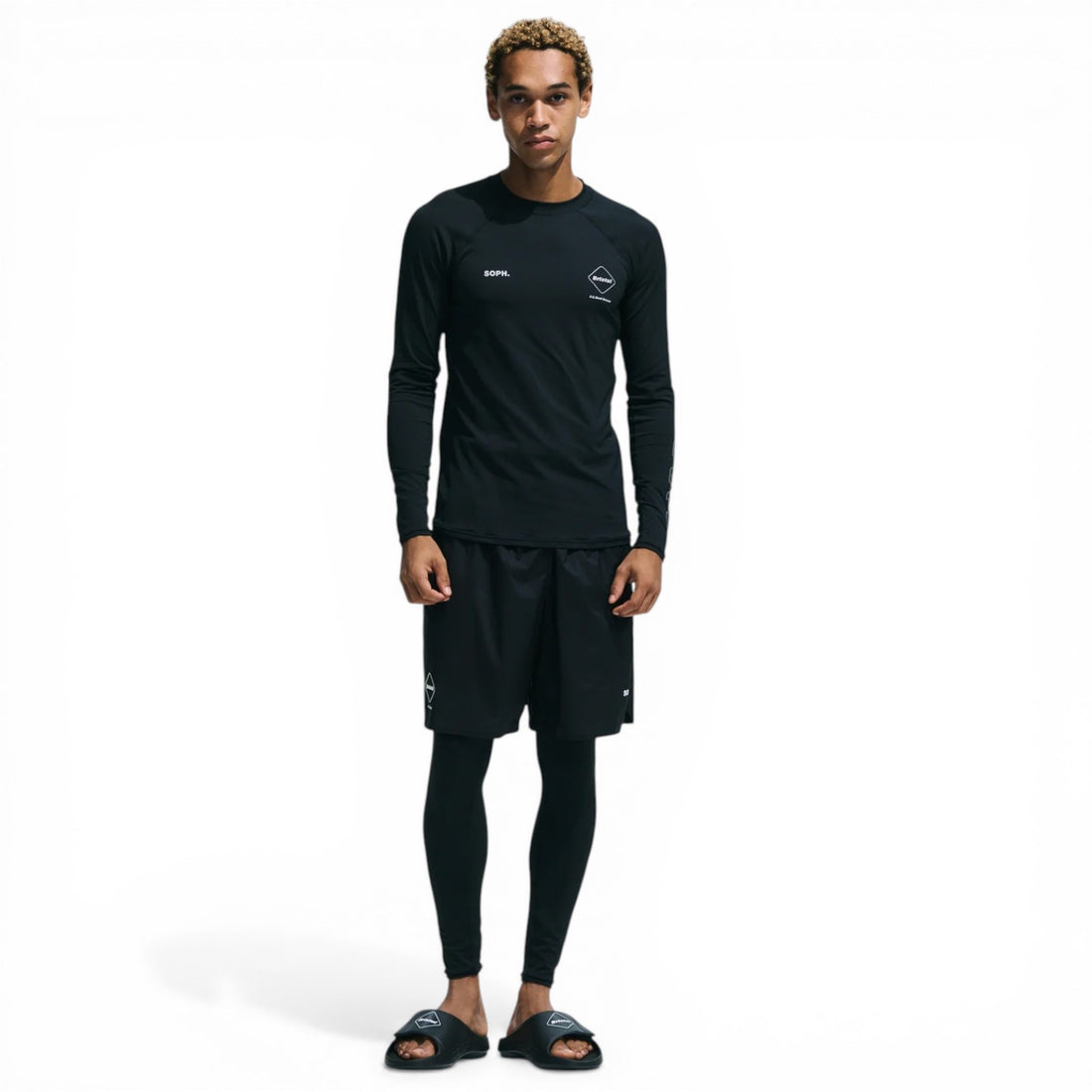 [F.C.Real Bristol]UNDERLAYER CREWNECK TOP/BLACK(FCRB-260089)