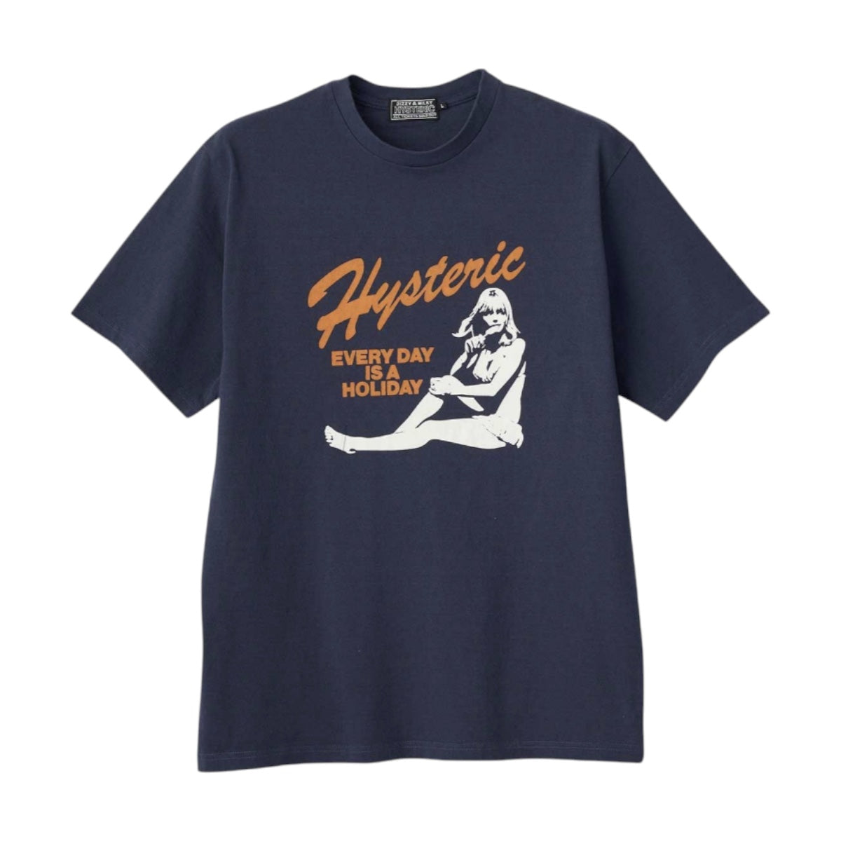 HYSTERIC GLAMOUR]EVERY DAY HOLIDAY Tシャツ/NAVY(02261CT10) – R&Co.